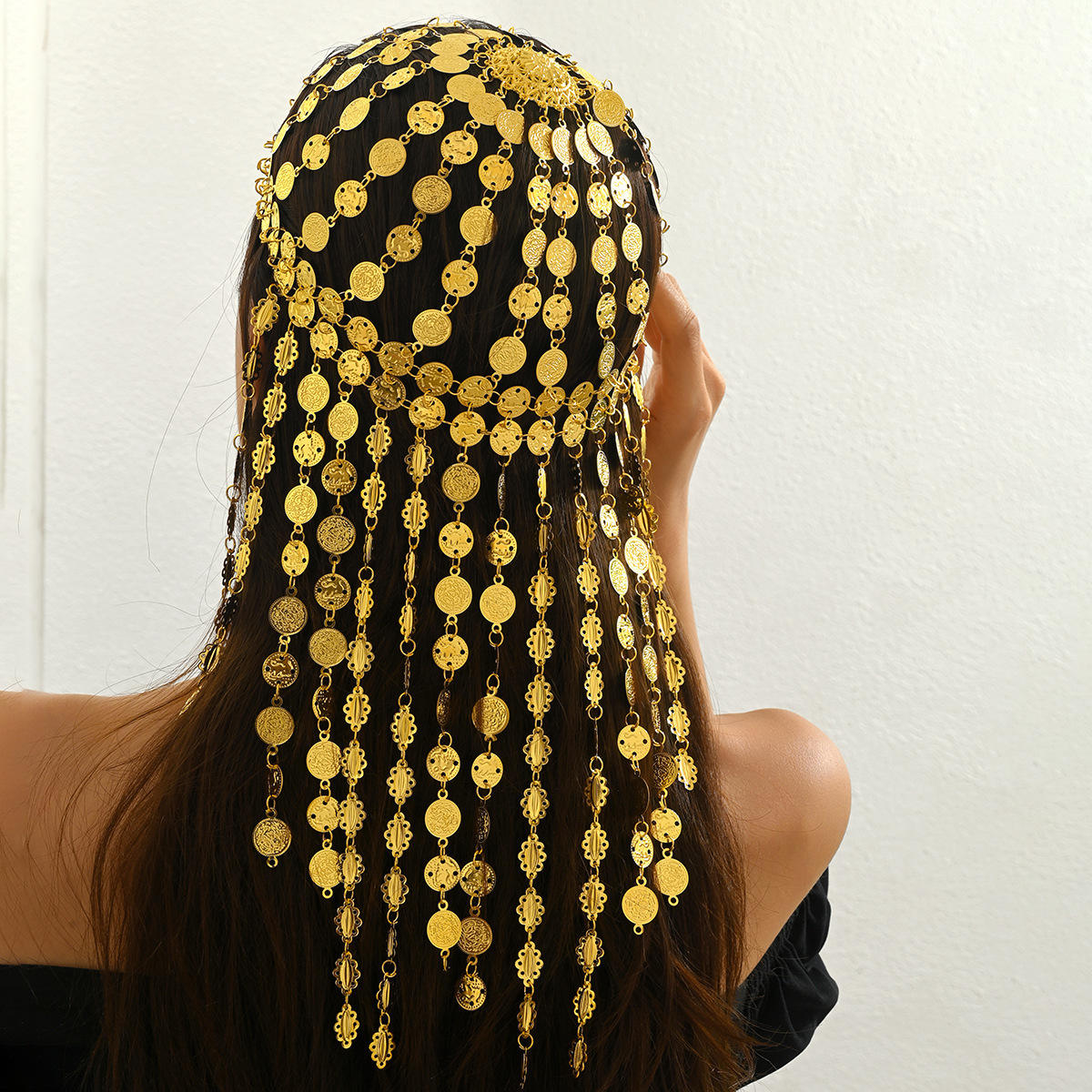 Ethnic Fashion Co In - Czeski etniczny frędzel ze stopu damski