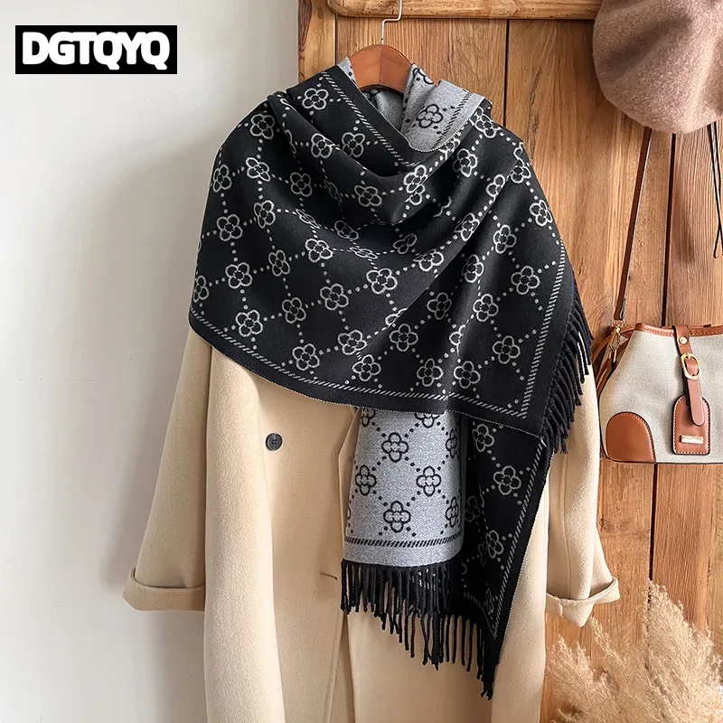 Damski zimowy szal z kaszmiru, – Go Ethnic Fashion recenzja i cena