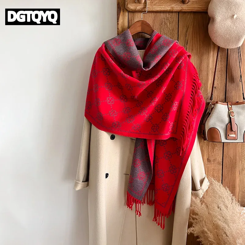 Damski zimowy szal z kaszmiru, – Go Ethnic Fashion recenzja i cena