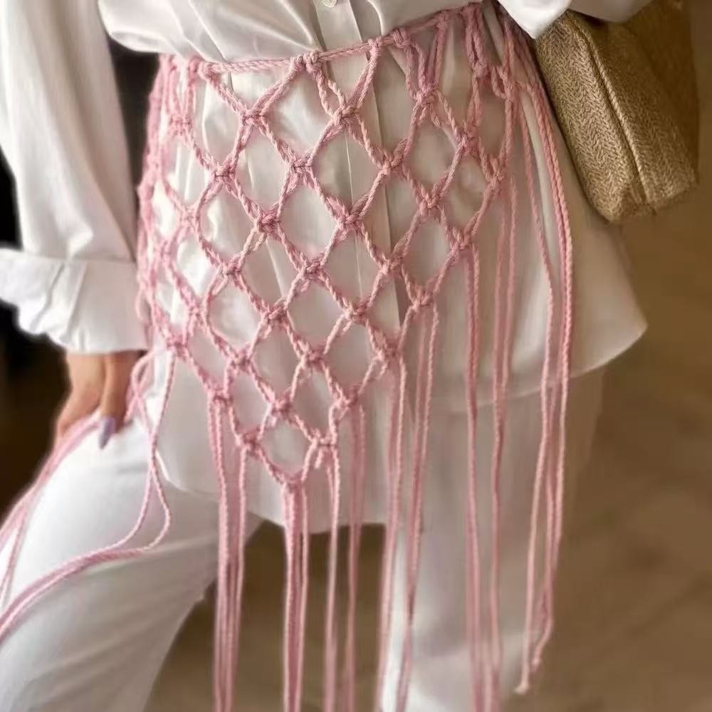 Modny, boho, siateczkowy pas z – Ethnic Fashion Design recenzja i cena
